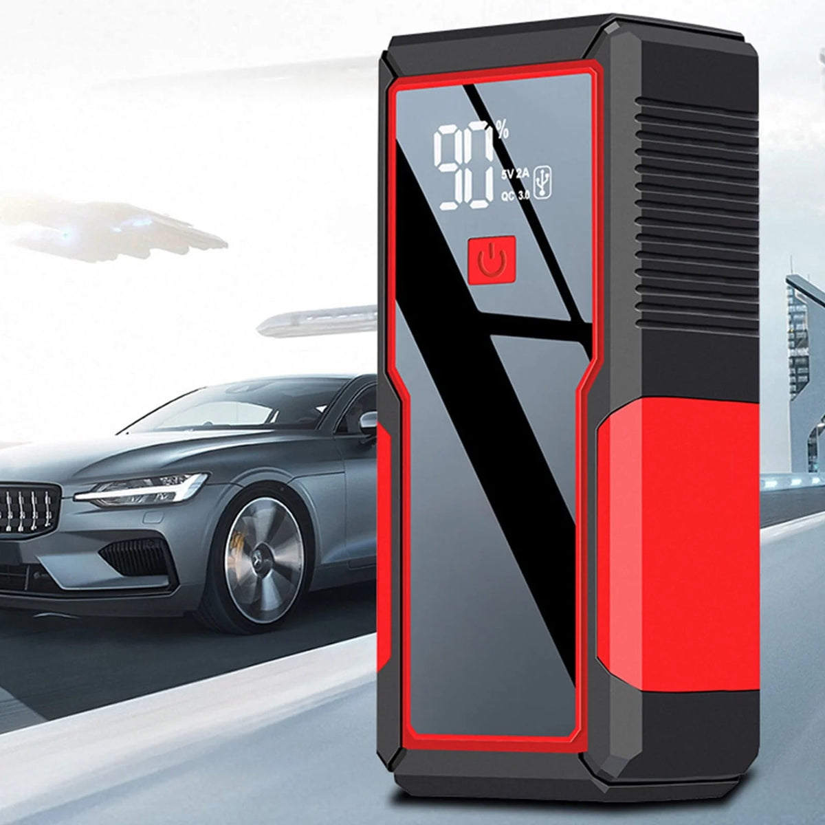 Augper Car Battery Jump Starters 2000A Jump Start Battery Pack for All Gasoline and Diesels Engines Portable 12V Car Charger Jumper with Type C Quick Charge LED Lights