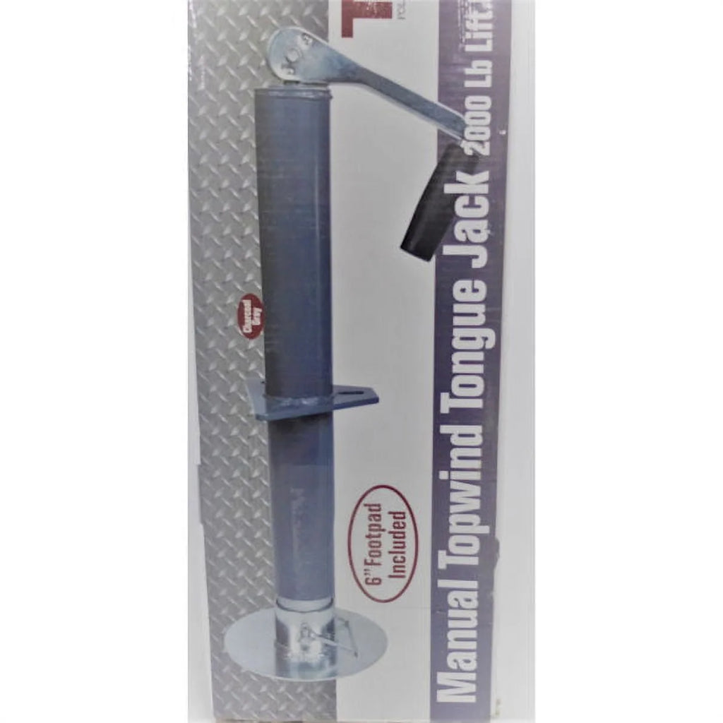 Trailer Life Top Wind Manual 2,000 -lb Capacity Tongue Jack