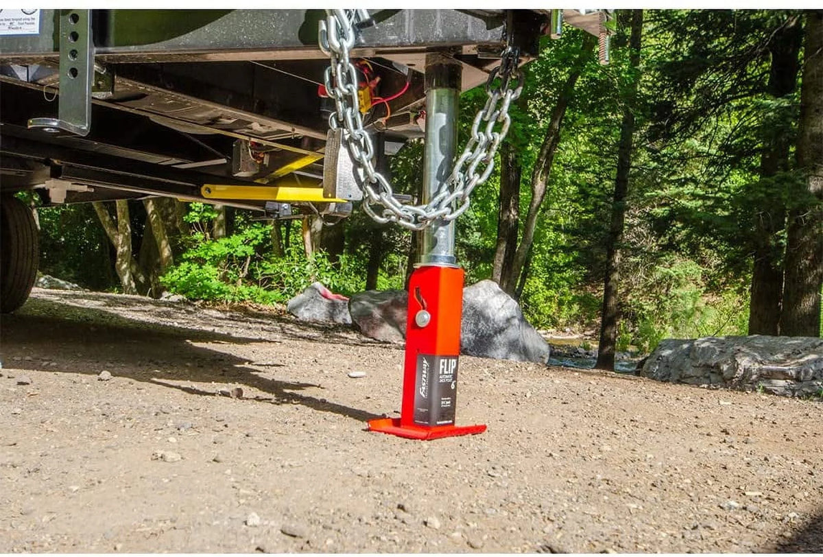 Southwest Wheel 5,000 lbs Side Wind RAM A-Frame Trailer Jack w/ 6 Flip Foot