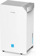 4500 Sq.Ft Most Efficient Energy Star 2025 Dehumidifier,AEOCKY Max 80 Pint/D(Standard 56Pint/D) Smart Compressor Dehumidifier with Drain Hose, Intelligent Humidistat,for Basement,Bedroom,Home,Bathroom