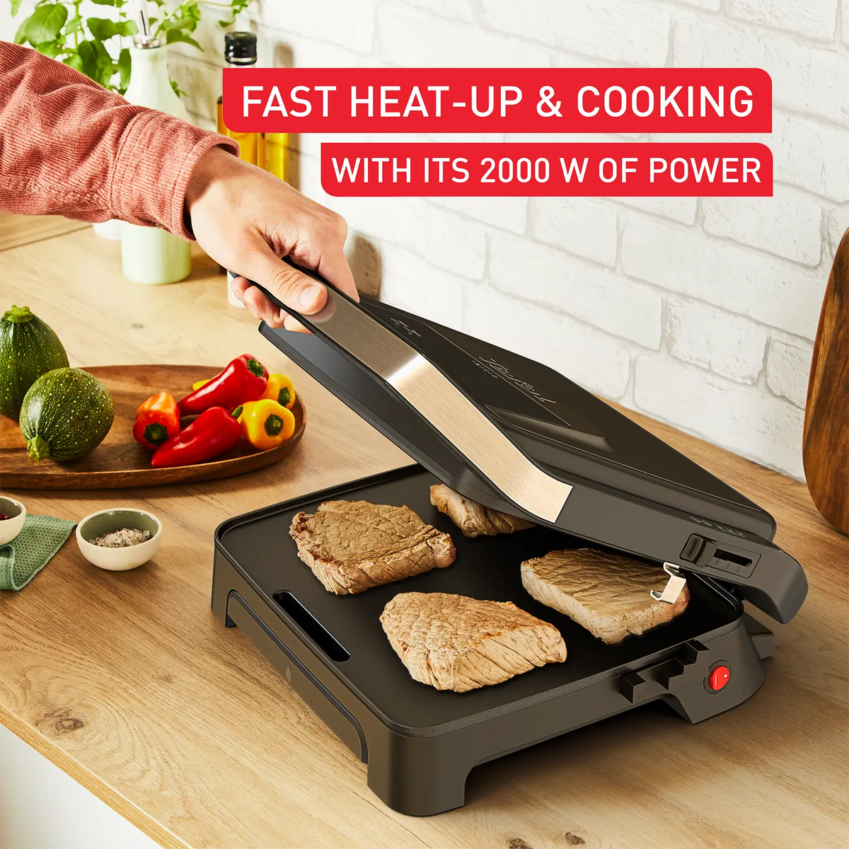 Tefal Inicio Sandwich Press 4-Slice GC27B8