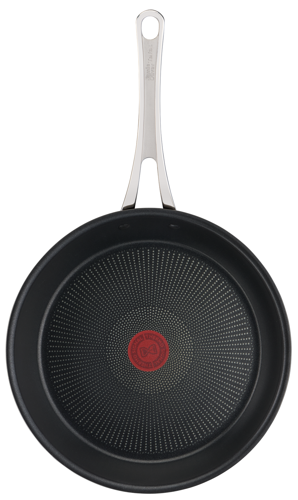Jamie Oliver by Tefal Cooks Classic Non-Stick Induction Hard Anodised Twinpack Frypan Set 24/28cm