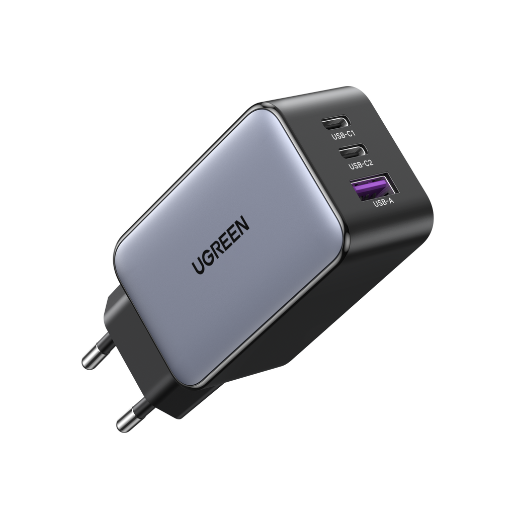 UGREEN Nexode หัวชาร์จ ชาร์จเร็ว 3 พอร์ต 65W