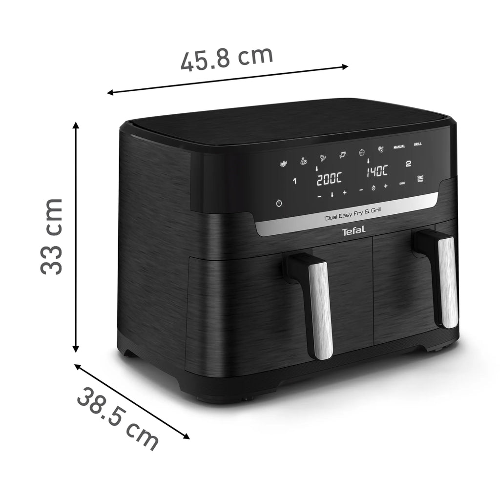Tefal Dual Easy Fry & Grill 11L Air Fryer EY9458