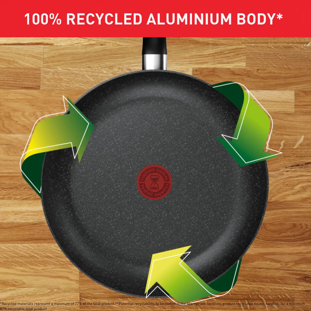 Tefal Dark Essential Mineralia+ Non Stick Frypan 24cm