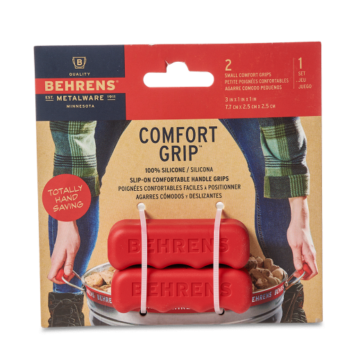 Behrens S21SG3R 2-Count Pack of Red Silicone Small Hand Saver Grips For Metal Tubs & Cans
