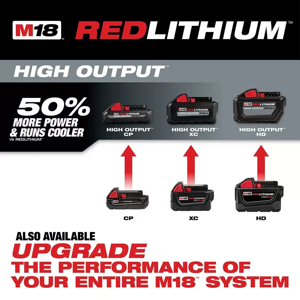 Milwaukee 2656-21PB M18 18V 1/4 Impact Kit w/ M18 FUEL HACKZALL and 2AH Battery