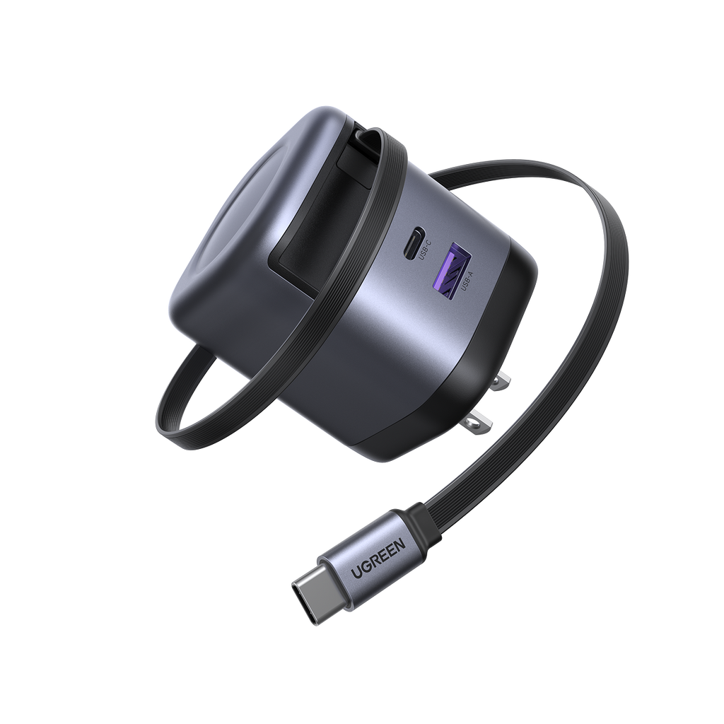 Củ Sạc UGREEN Dây Rút USB-C 65W