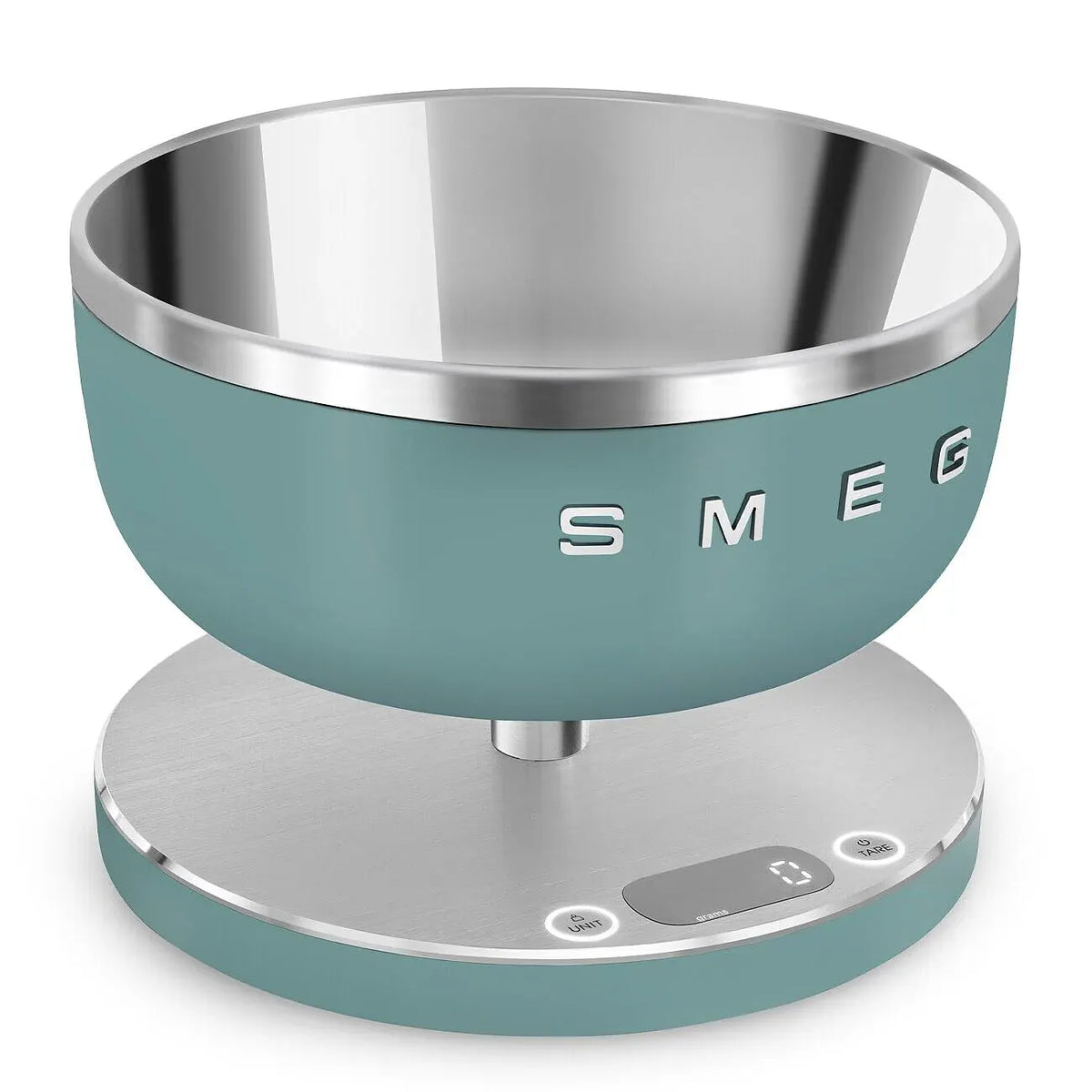 Contemporary Digital Kitchen Scale with Removable Bowl (Jade)