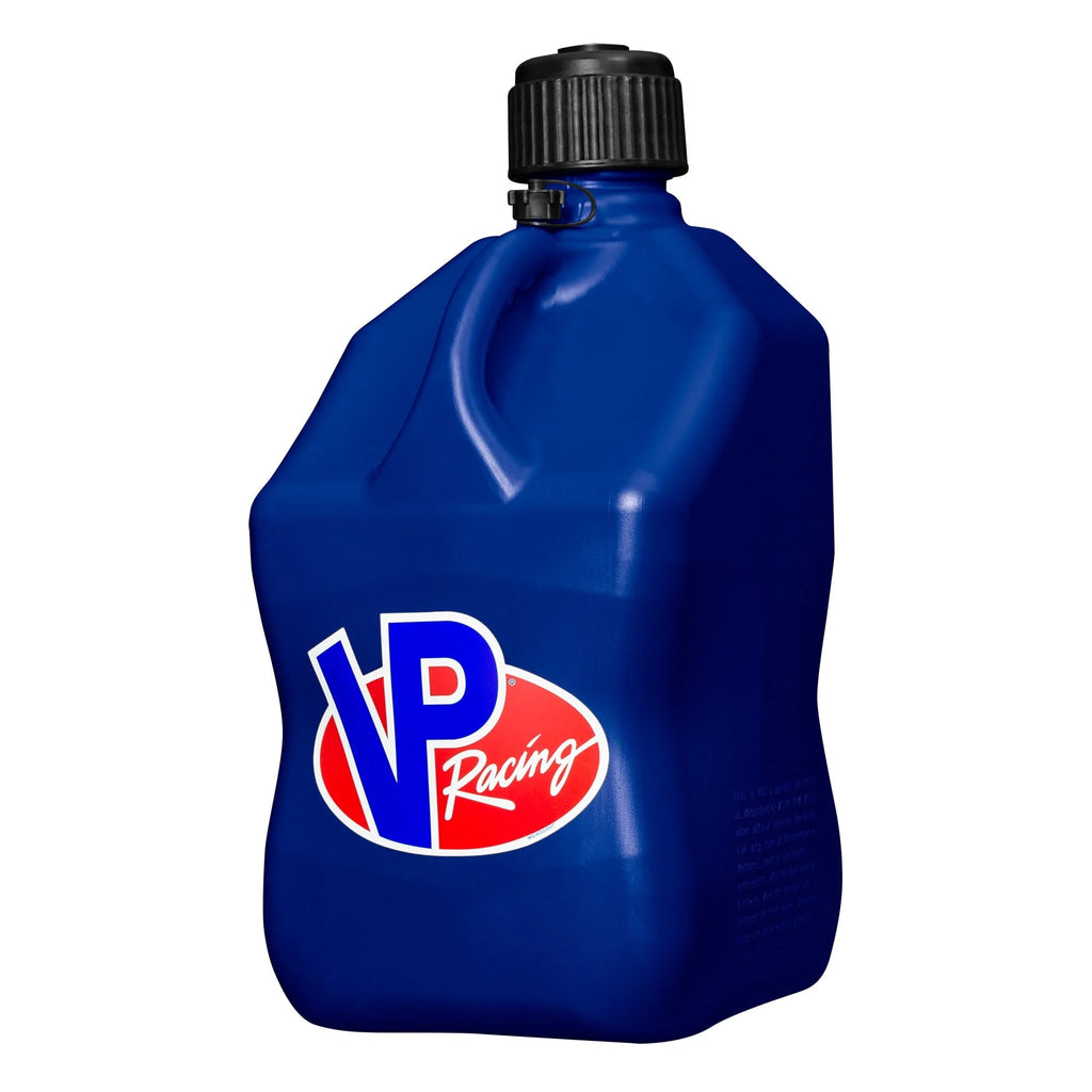 VP Racing Fuels 5.5 Gal Utility Jugs w/ 14 In Deluxe Hoses, Blue (2 Pack)