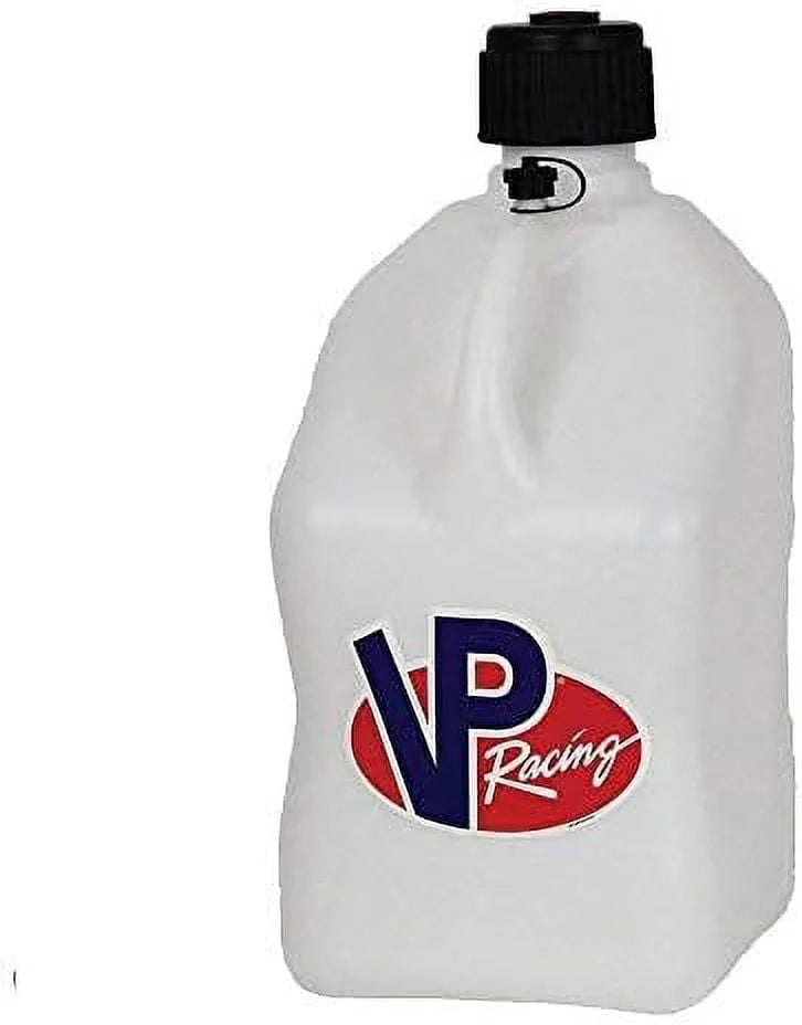 VP Racing Fuels 5 Gallon Square Motorsport Utility Container White 2 Pack