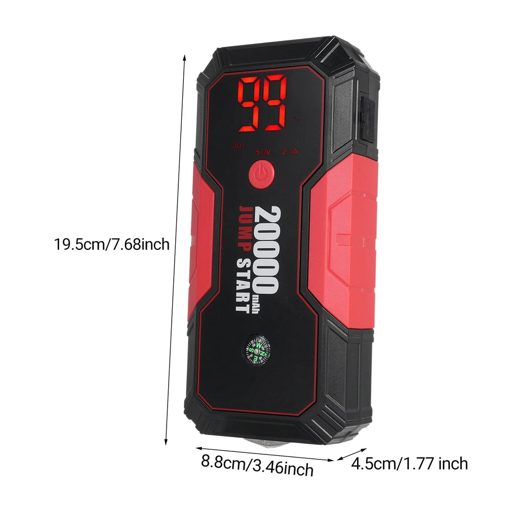 Lepmerk Emergency supply, Supply Portable 12v Auto PortableBank 12v Auto BatteryBank Portable Supply Car Jump Peak Current 20000 600a Peak Current Auto PortableDn13