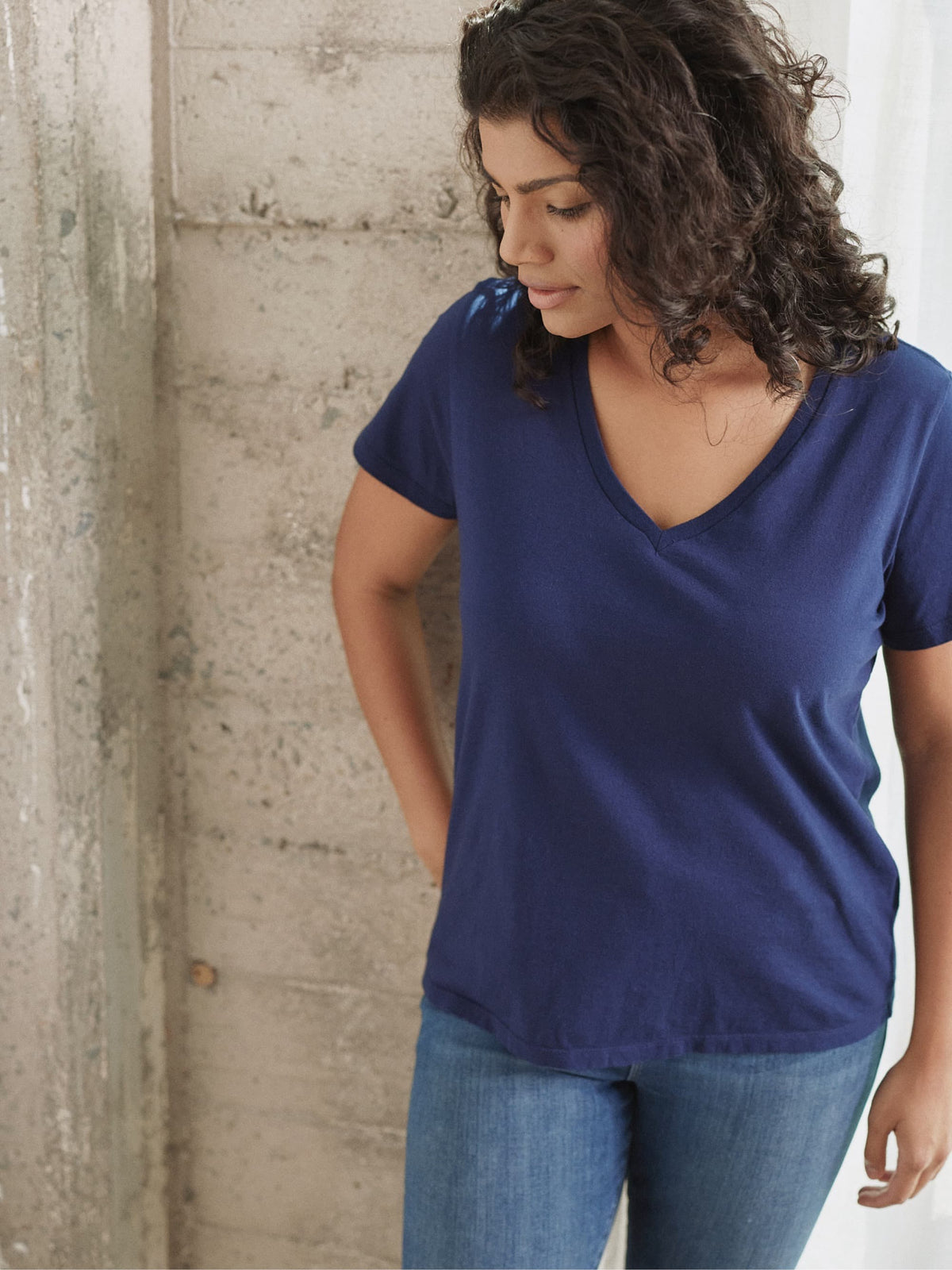 Organic V-Neck Tee