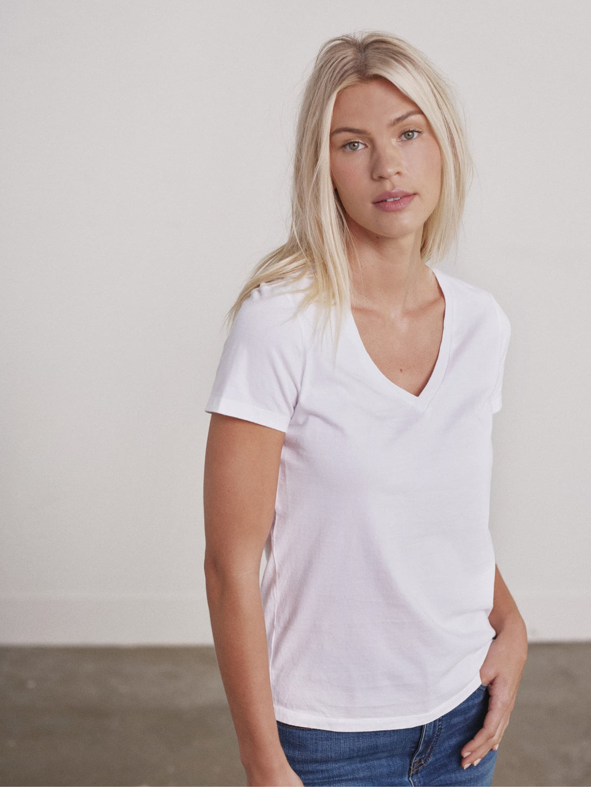 Organic V-Neck Tee