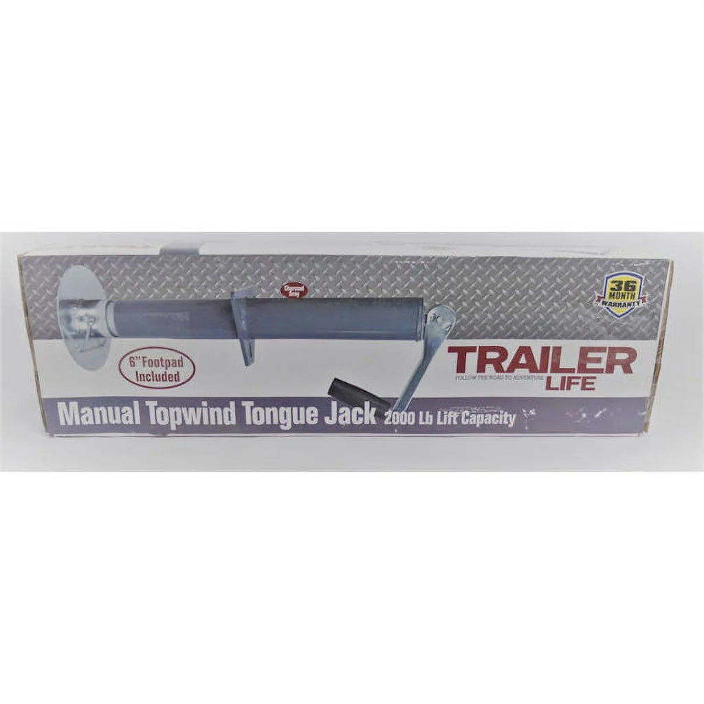 Trailer Life Top Wind Manual 2,000 -lb Capacity Tongue Jack
