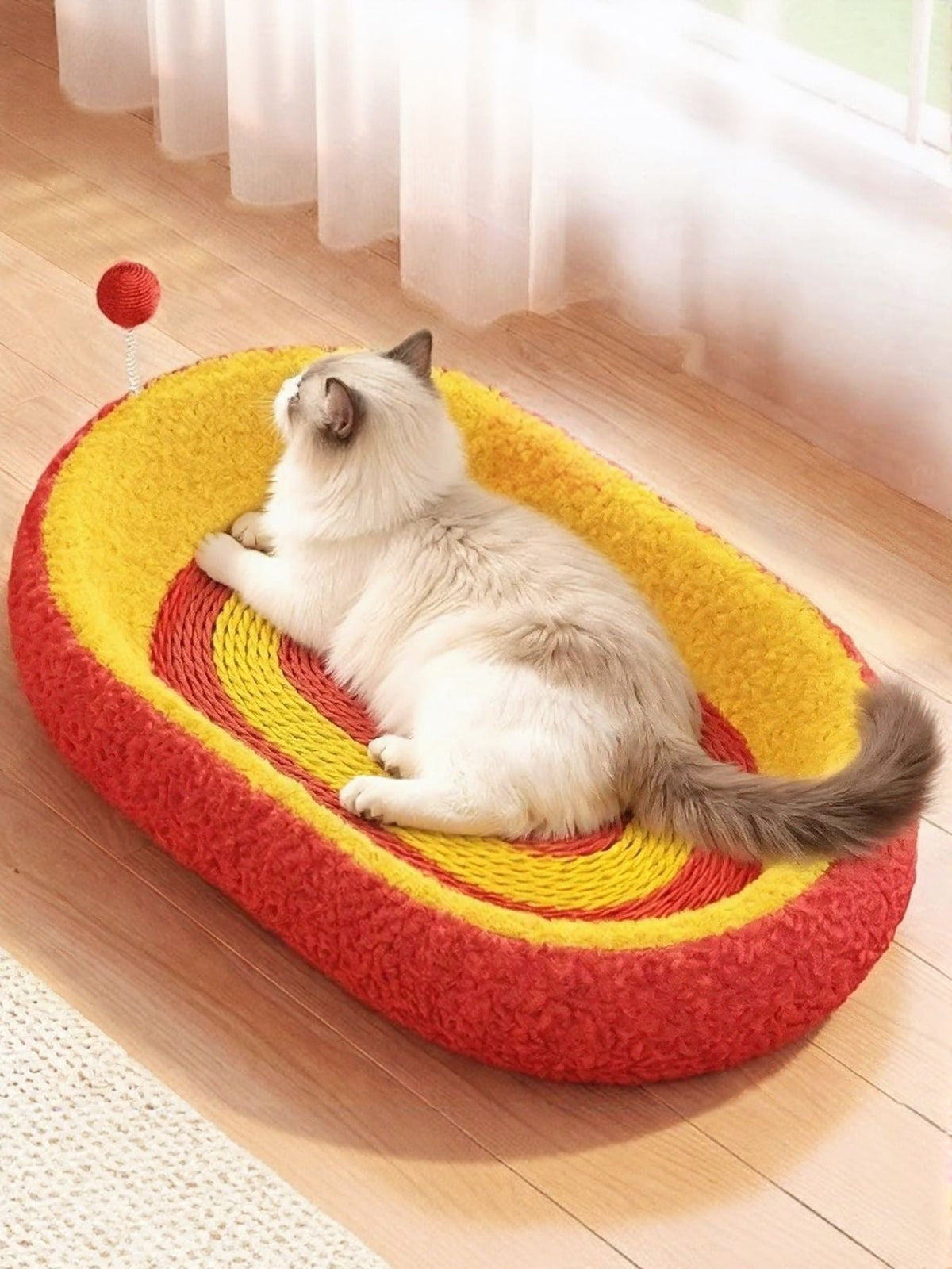 Oval Cat Scratching Bed