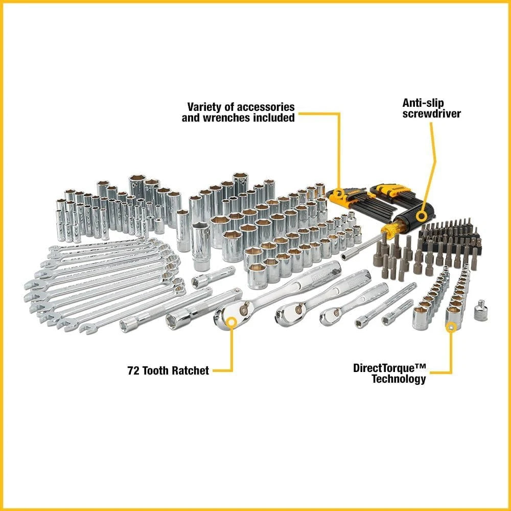 DEWALT DWMT81534 205Pc Mechanics Tool Set