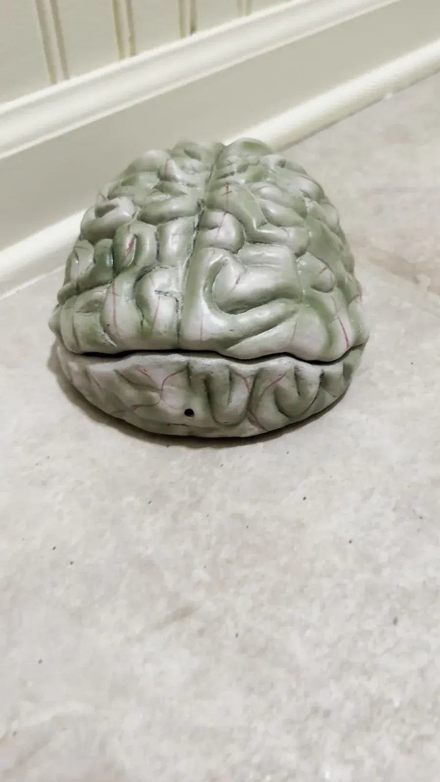 Gemmy Halloween Animated Crawling Brain 2007 Working Restored With Box