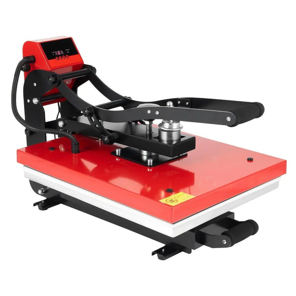 16 x 20 Clamshell Semi-Auto Open Heat Press Machine with Slide Out Function Heavy