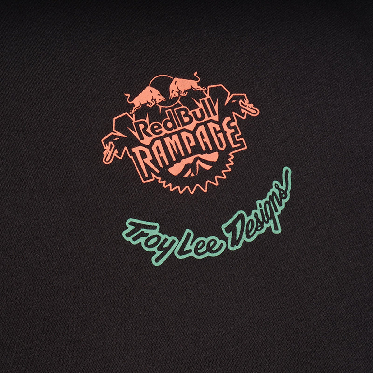 Short Sleeve Tee Troy Lee Designs X Red Bull Rampage Intergalactic Coal