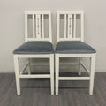 2 Ivory Counter Height Stools