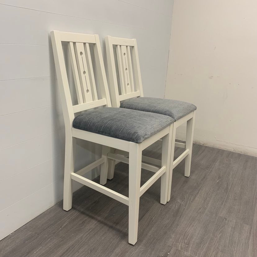 2 Ivory Counter Height Stools