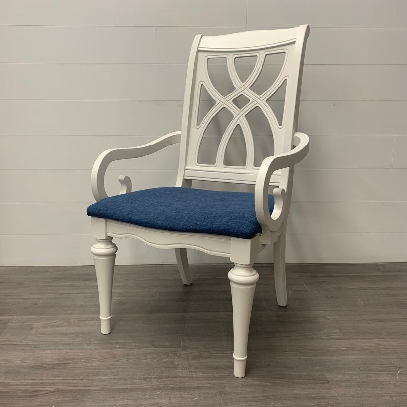 2 Little White Accent Chairs