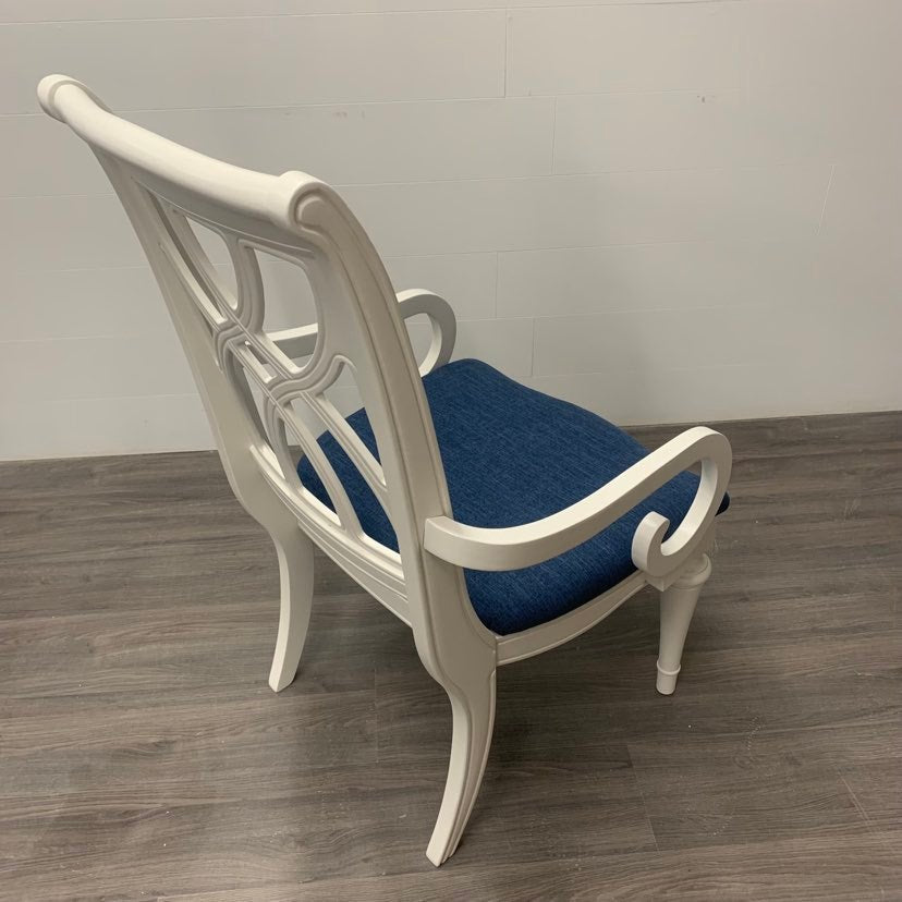 2 Little White Accent Chairs