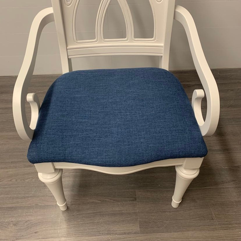 2 Little White Accent Chairs