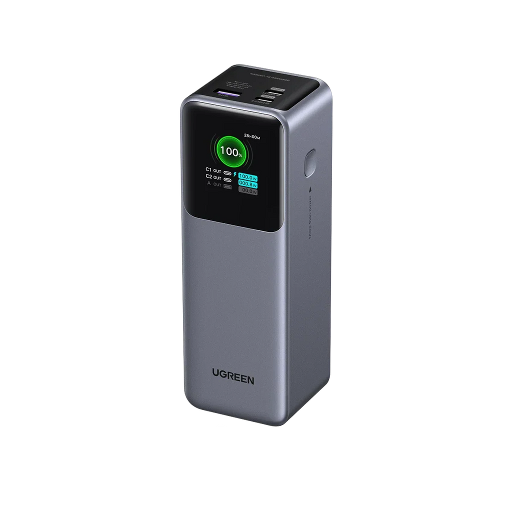 UGREEN Nexode Power Bank 25000mAh 200W con 2 USB C 1 Type A