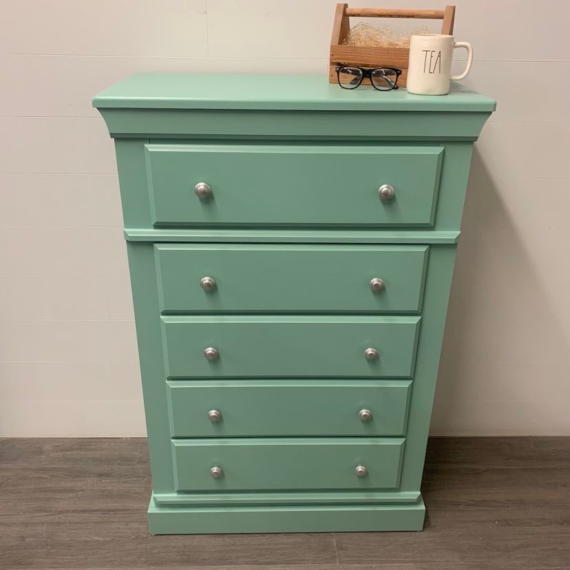 Mint 5 Drawer Dresser