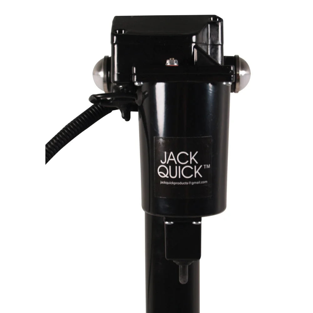 Quick Products JQ-3000-7P Power A-Frame Electric Tongue Jack with 7-Way Plug - 3,250 lbs. Lift Capacity