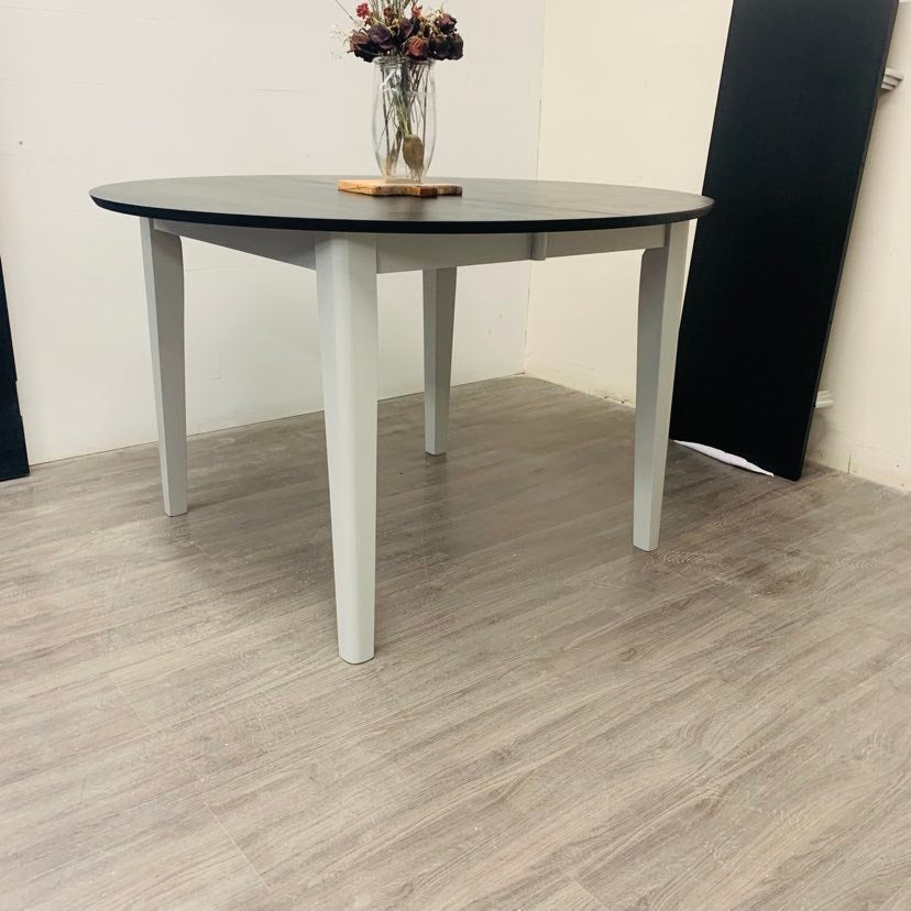 6 Piece Black Farmhouse Dining Set