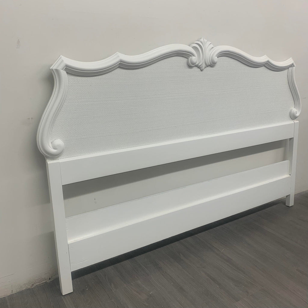 Little White Queen Headboard