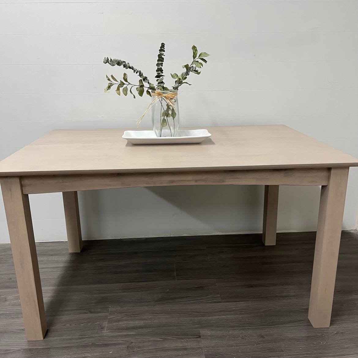 Burlap Dining Table