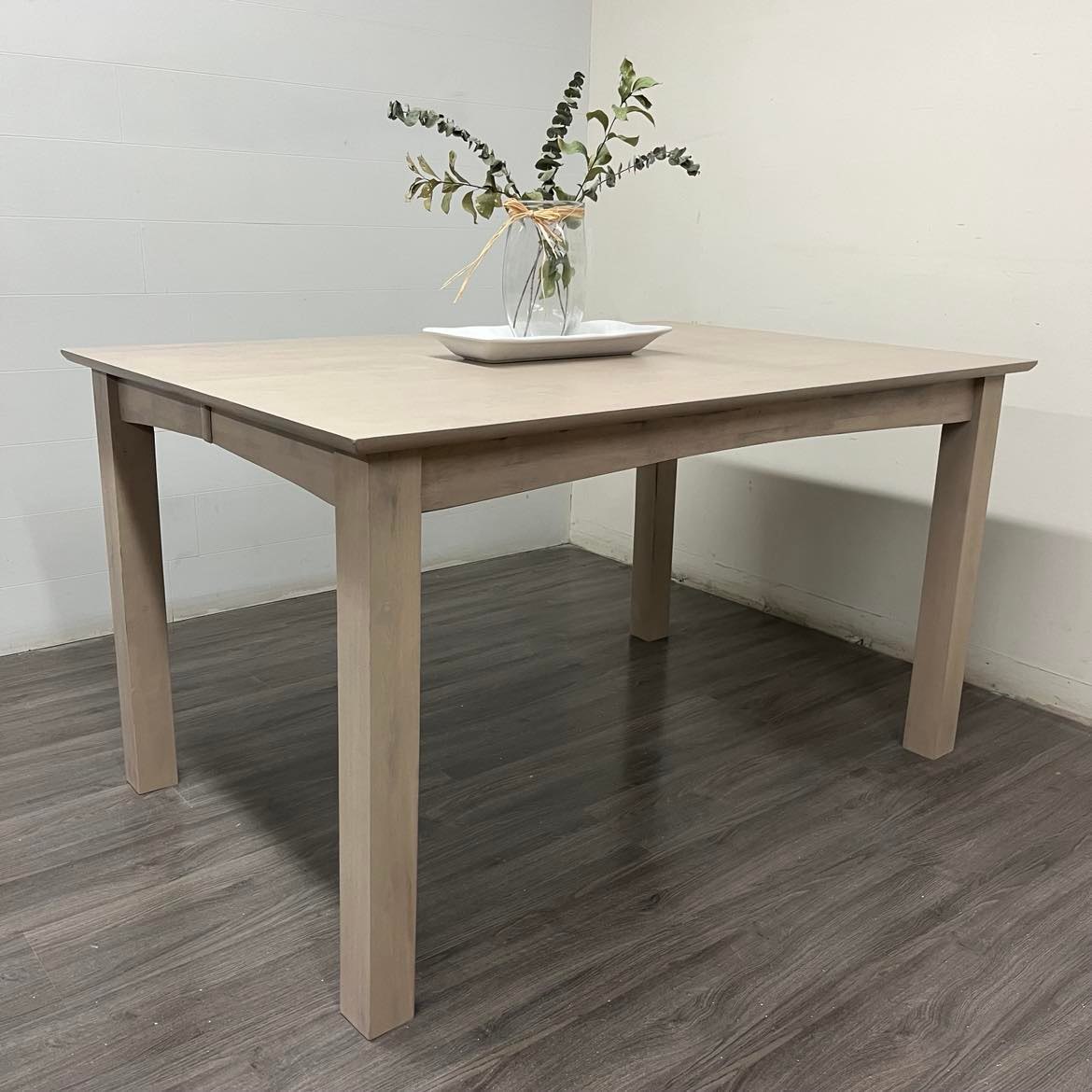 Burlap Dining Table