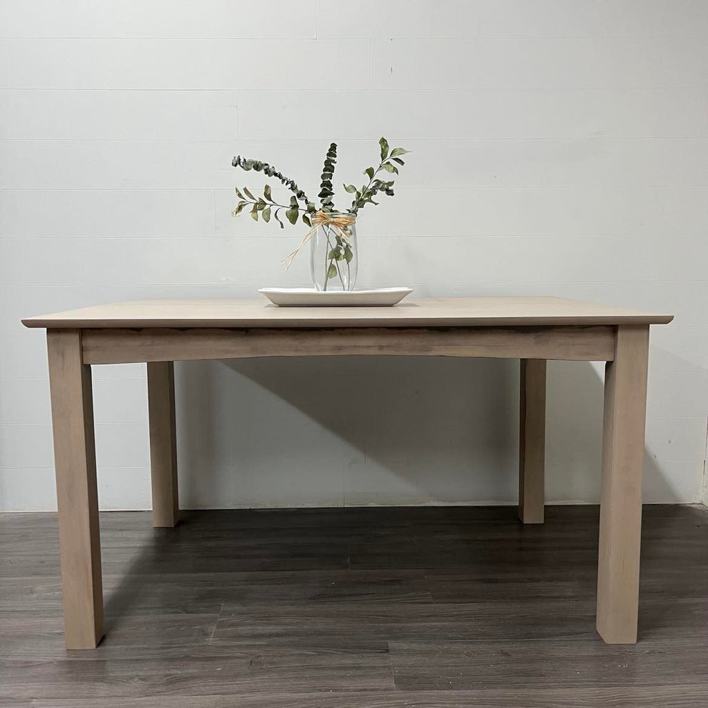 Burlap Dining Table