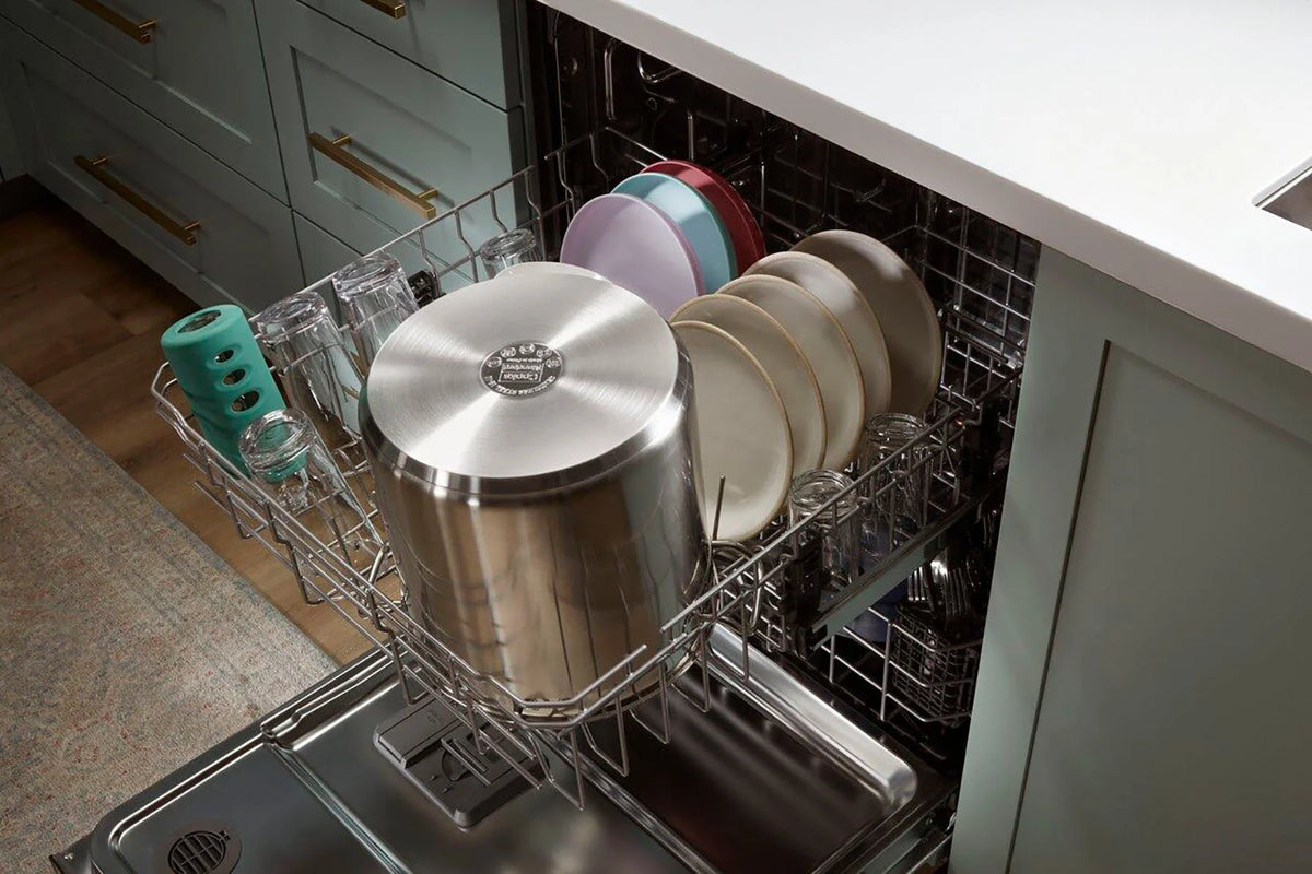 Whirlpool - 24 Top Control Built-In Dishwasher with Stainless Steel Tub, Large Capacity with Tall Top Rack, 50 dBA - White