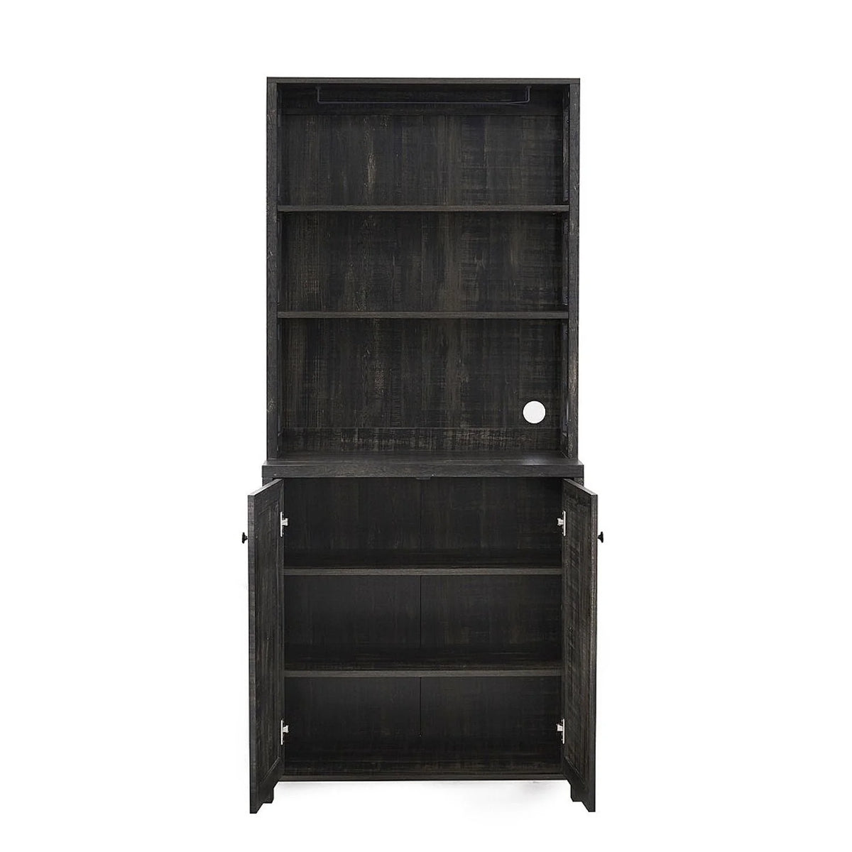 Microwave Stand Hutch Storage Cabinet