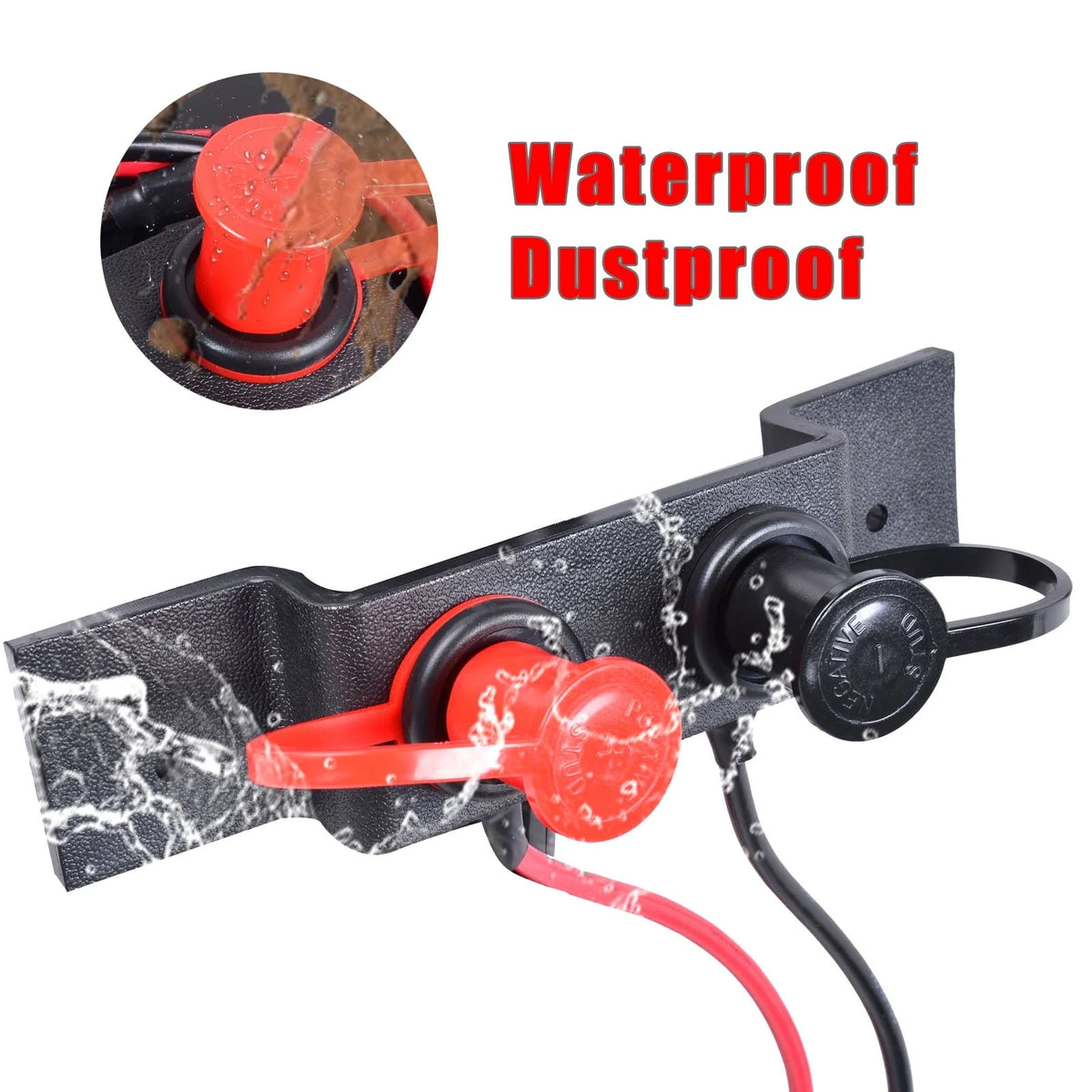 Goldfire UTV Car Battery Jump Post Starter Jump Start Battery Terminals Relocation Kit Work for UTV ATV Car Trucks Diesel Boat