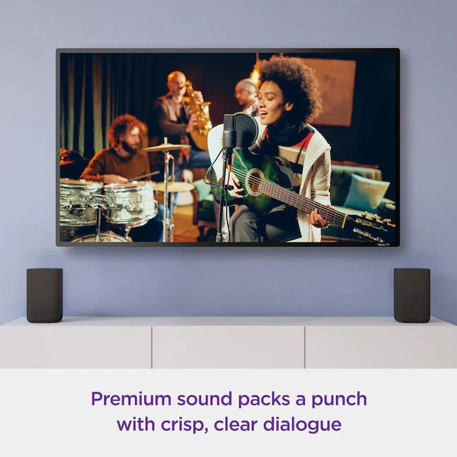 Roku 6.1-in 80-Watt Set of 2 Smart Indoor Portable Speaker💝 Last Day For Clearance