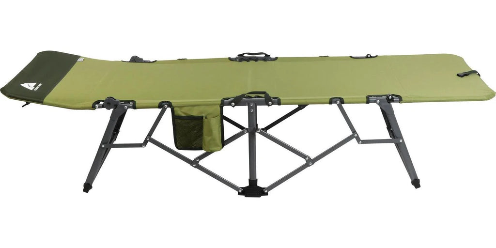 Ozark Trail Adult Quick Fold Speedy Camp Cot， Green， 79 x 33 x 16