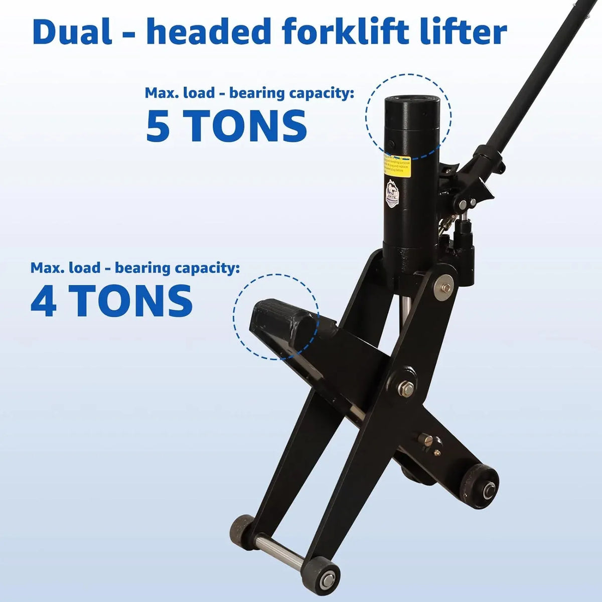 HKTE Hydraulic Forklift Jack, 10000 Lb (7T) Capacity