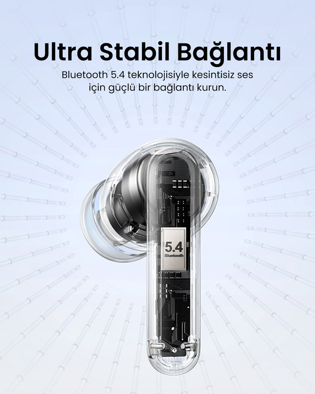 UGREEN HiTune T6s Hibrit Aktif Gürültü Engelleyici Kulaklık