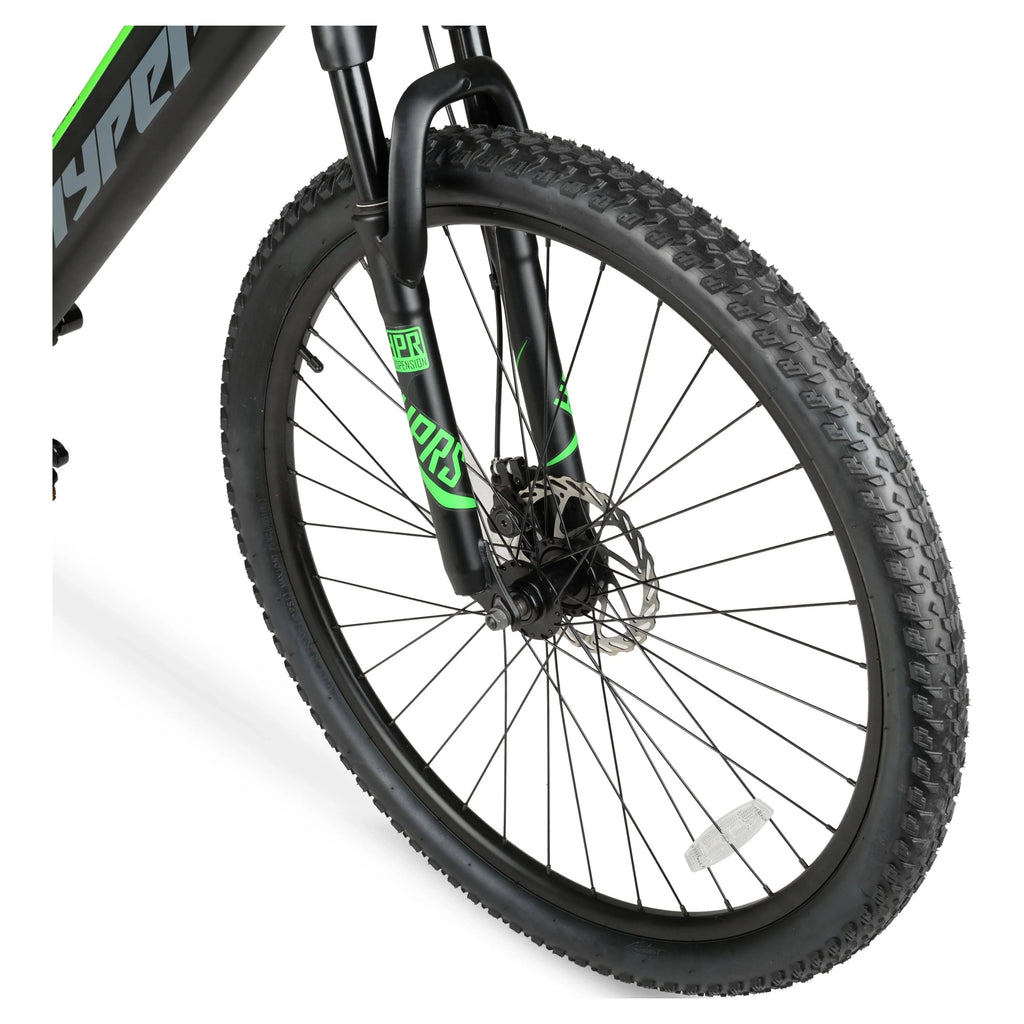 Hyper Bicycles 29 36V Electric Mountain Bike for Adults, Pedal-Assist, 250W E-Bike Motor, Black