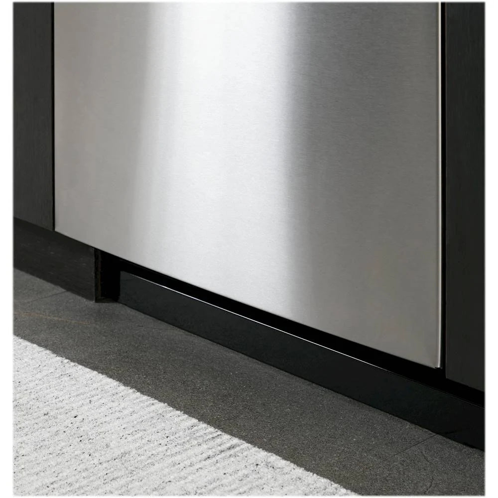 GE Profile - Hidden Control Built-In Dishwasher with Stainless Steel Tub, Fingerprint Resistance, 42 dBA - Stainless steel