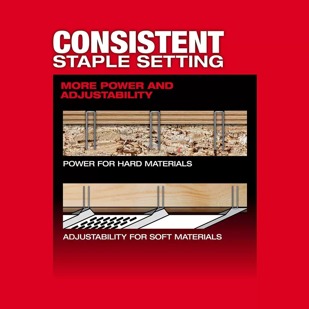 Milwaukee 2749-20 M18 FUEL 18V 18-Gauge 1/4 Narrow Crown Stapler - Bare Tool