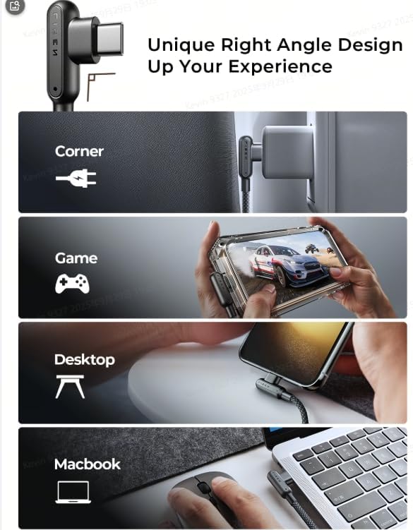 LISEN 240W USB C Cable 2M