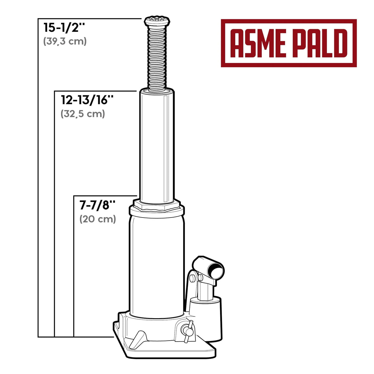 Powerbuilt 6 -Ton Bottle Jack with Storage Case - 640407