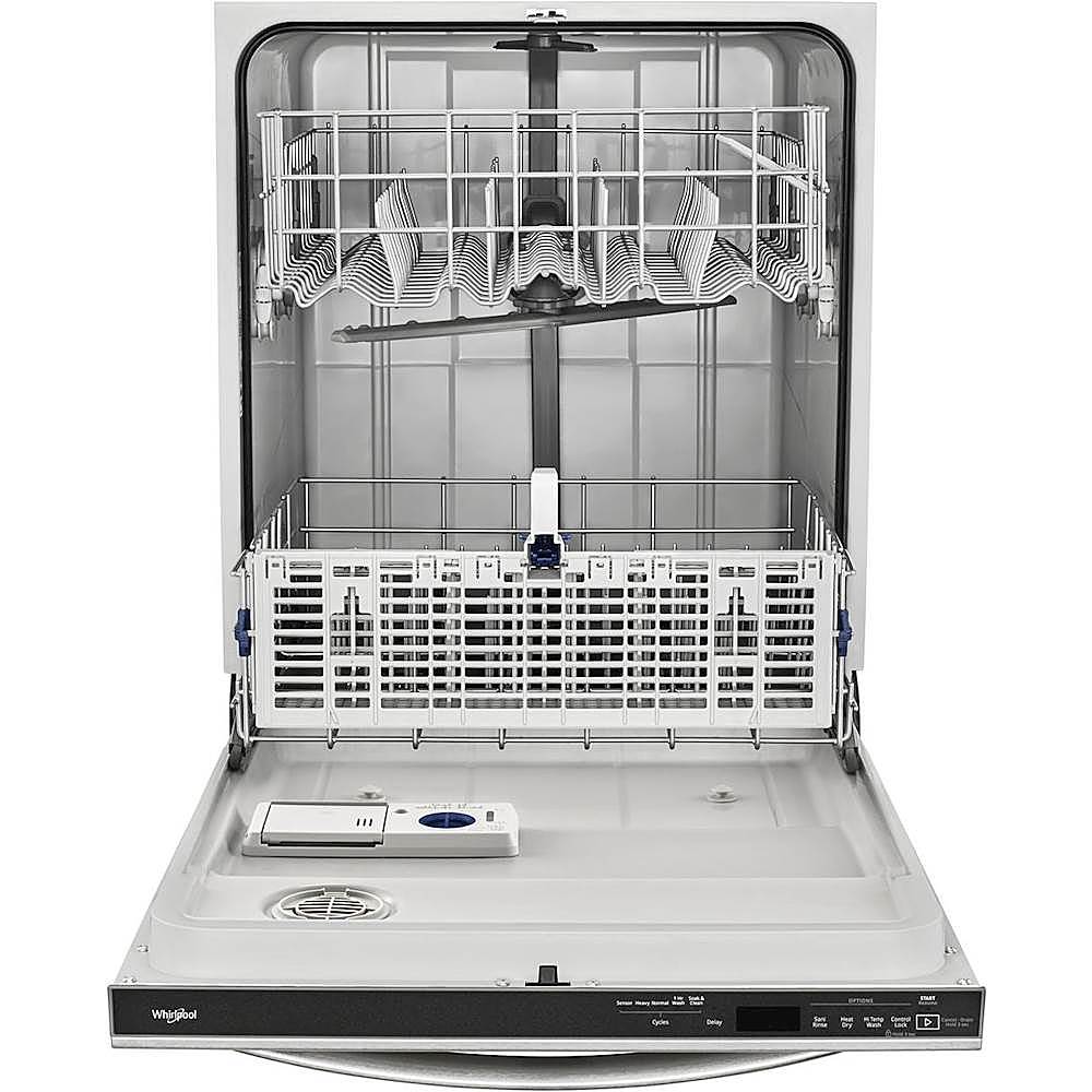 Whirlpool - 24 Tall Tub Built-In Dishwasher - Stainless steel
